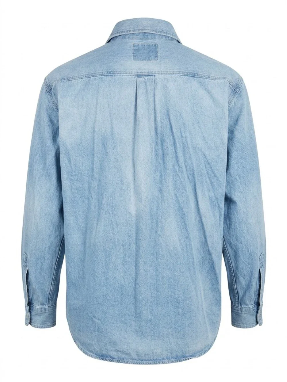 Levi's Shirt Mens XL Blue Denim Light Washed Cotton Button-Down Western Work